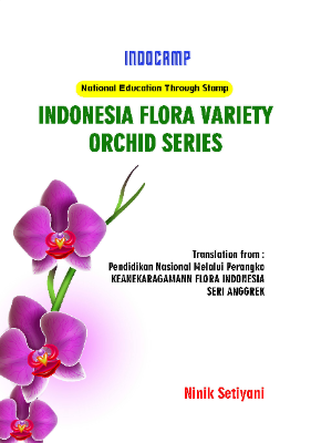 Indonesia flora variety orchid series