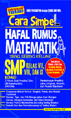 Cara Simpel Hafal Rumus Matematika yang Sering Keluar SMP Kelas VII, VIII, dan IX