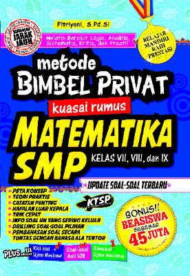 Metode Bimbel Privat Kuasai Rumus Matematika SMP Kelas VII, VIII, IX