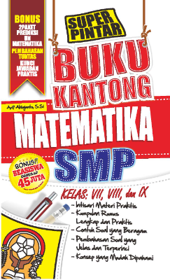 Super Pintar Buku Kantong Matematika SMP Kelas VII, VIII, IX