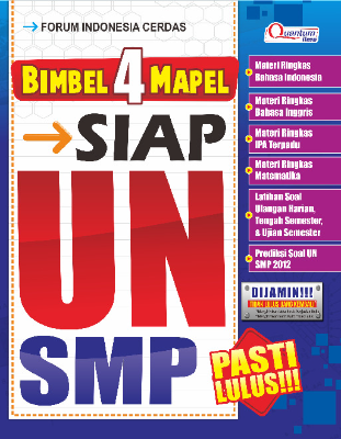 Pasti Lulus Bimbel 4 Mapel Siap UN SMP