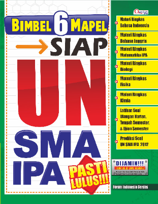 Pasti Lulus Bimbel 6 Mapel Siap UN SMA IPA