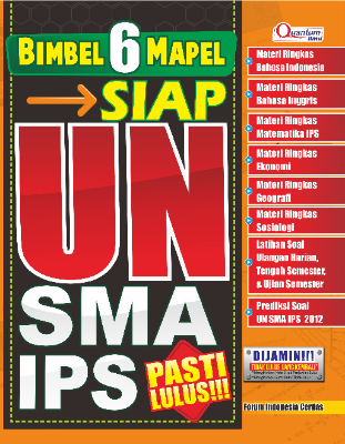 Pasti Lulus Bimbel 6 Mapel Siap UN SMA IPS