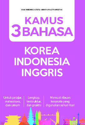 Kamus 3 Bahasa Korea-Indonesia-Inggris