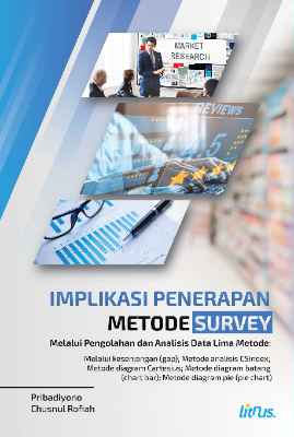 IMPLIKASI PENERAPAN METODE SURVEY Melalui Pengolahan dan Analisis Data Lima Metode Melalui kesenjangan (gap); Metode analisis CSindex;  Metode diagram Cartesius; Metode diagram batang  (chart bar); Metode diagram pie (pie chart)