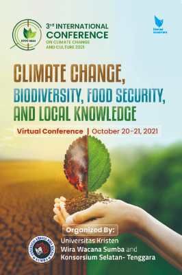 Book of Abstracts 3rd International Conference On Climate Change And Culture 2021 Climate Change, Biodiversity, Food Security, And Local Knowledge