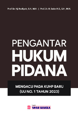 Pengantar Hukum Pidana Mengacu Pada KUHP Baru (UU NO.1 Tahun 2023)