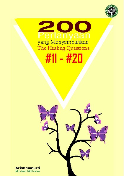 200 Pertanyaan yang Menyembuhkan; The Healing Questions; #11-#20