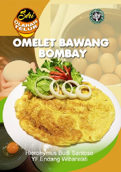 Seri Olahan Telur; Omelet Bawang Bombay