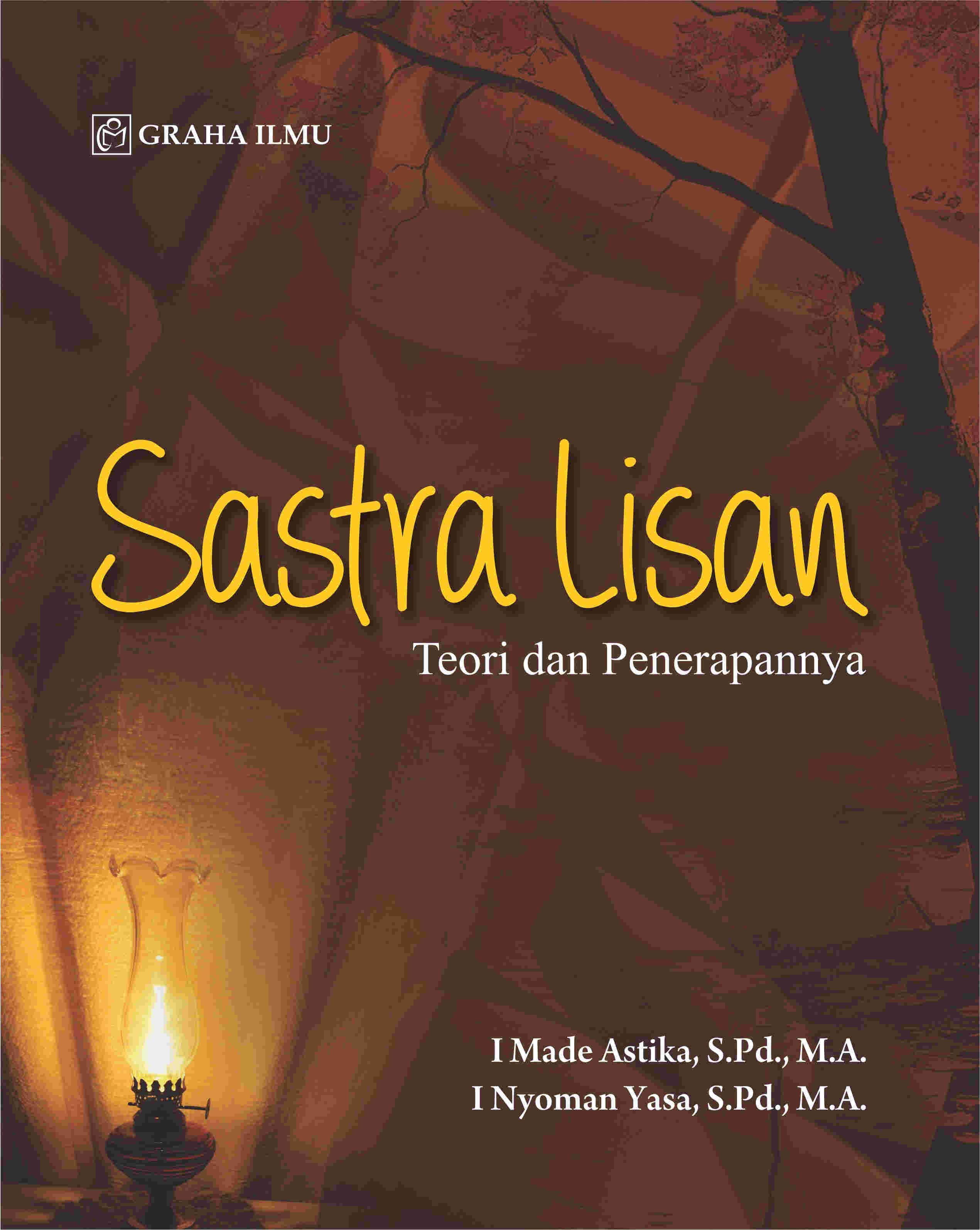 Sastra Lisan; Teori dan Penerapannya